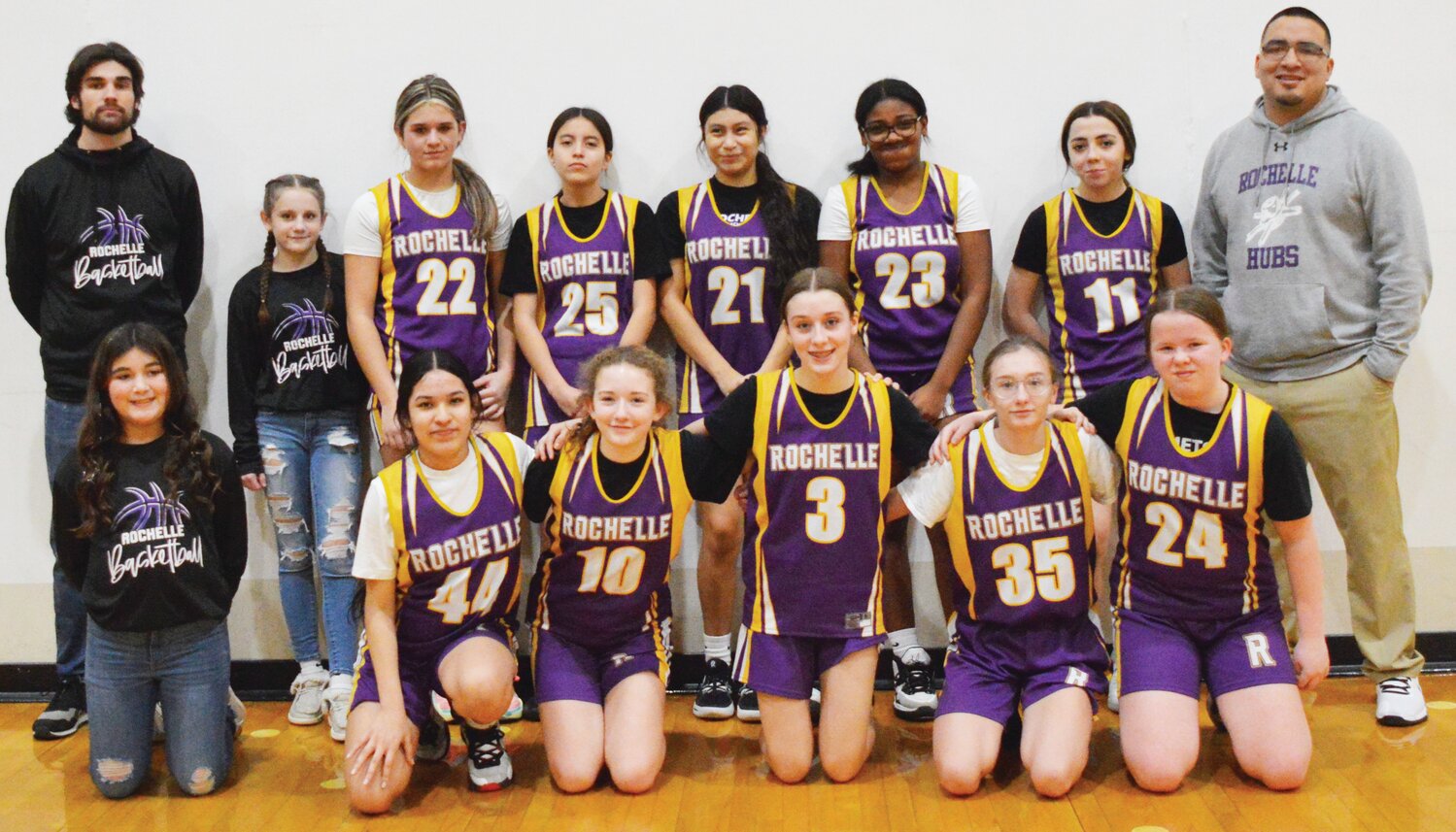 Girls Basketball Rochelle Middle School eighthgraders take third at